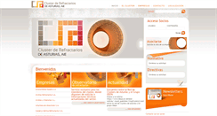 Desktop Screenshot of clusterderefractarios.com